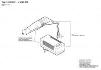 Bosch 0 603 962 103 Mgg 200 Micro Engraver 220 V / Eu Spare Parts